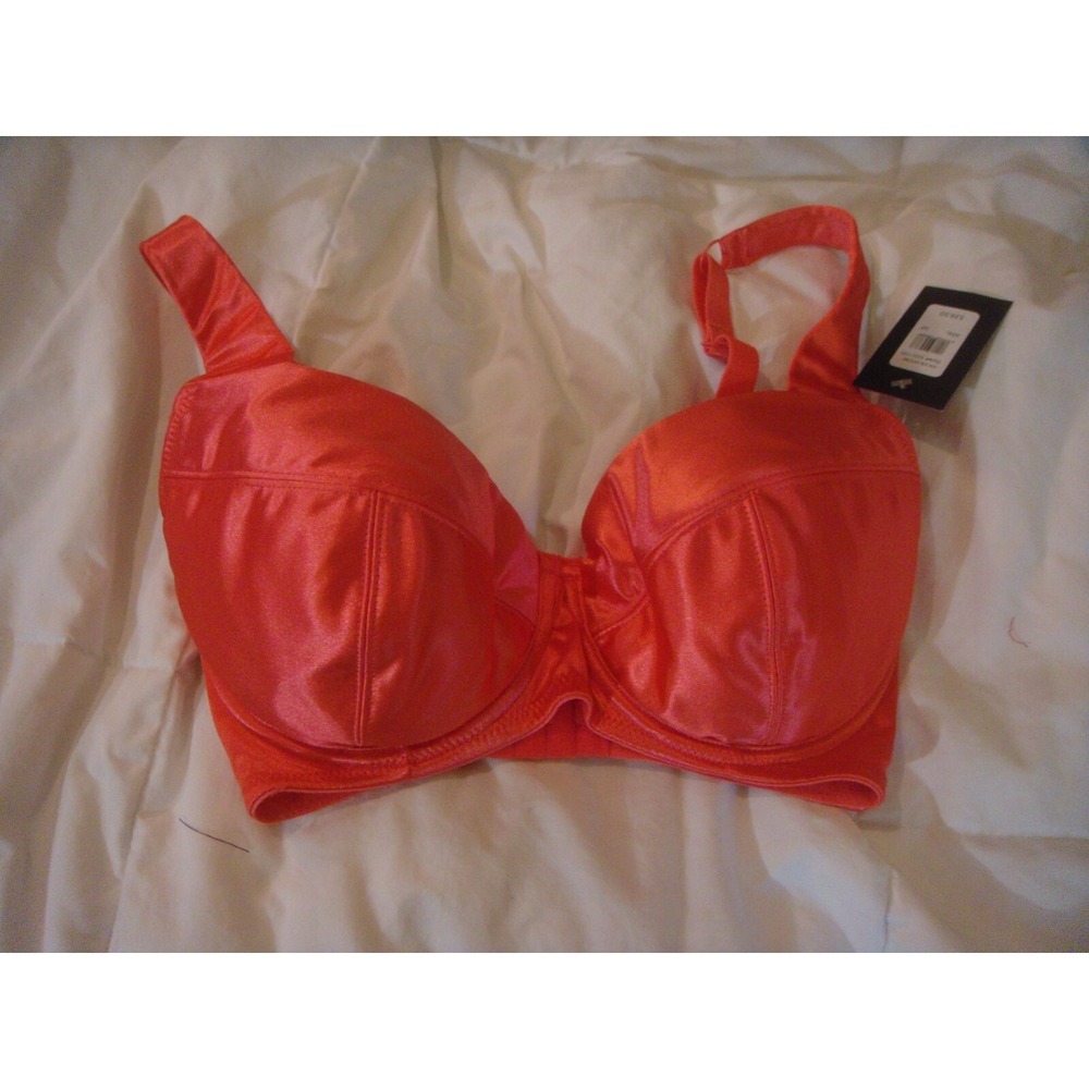 Fredericks of Hollywood Va Va Voom push up underwire removable pads 32F bra pink